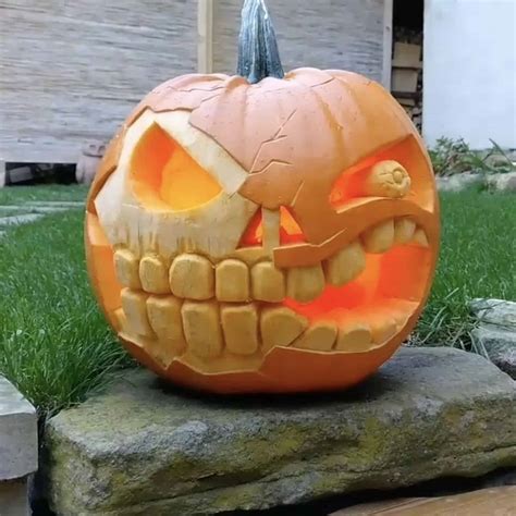 epic face pumpkin|scary pumpkin face ideas.